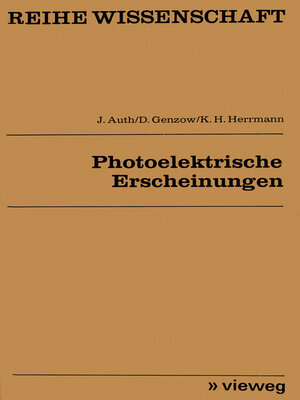 cover image of Photoelektrische Erscheinungen